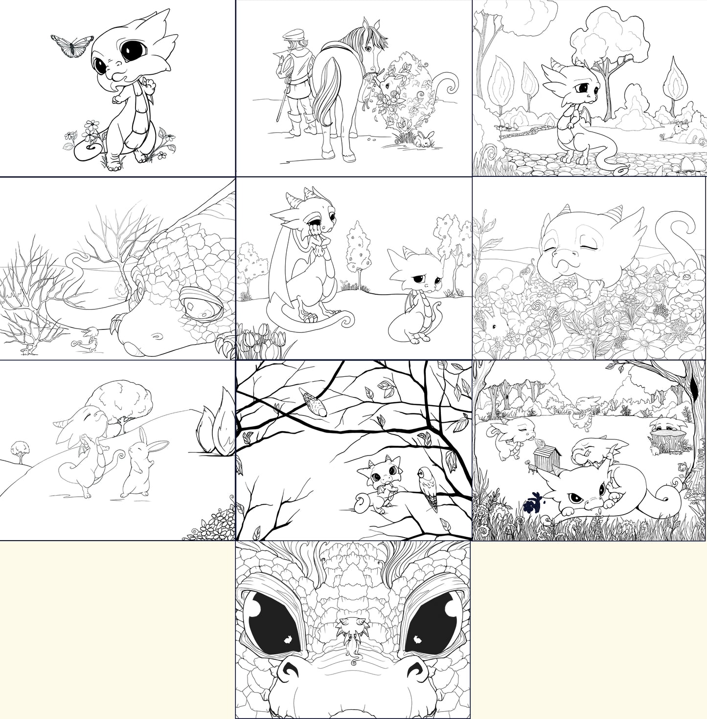 Dancing's Not For Dragons Digital Coloring Book PDF